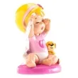 figurka na tort ziewajaca dziewczynka dekora 10 cm