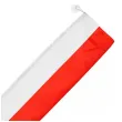 flaga z przyssawkami polska 90x15 cm arpex