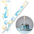 fontanna tortowa 2 urodziny baloniki blekitny 18 cm