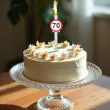 fontanna tortowa 70 urodziny traffic birthday 18 cm