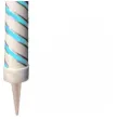 fontanna tortowa twist bialo blekitna 12 cm 2 szt
