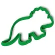foremka dinozaury triceratops 92x54 mm zielona