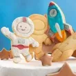 foremka do ciasteczek astronauta w rakiecie decora 2 szt