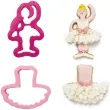 foremka do ciasteczek balerina i tutu decora 2 szt