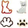 foremka do ciasteczek kot i slad lapki decora 2 szt
