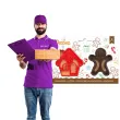 foremka do ciasteczek piernikowy ludzik i domek decora 2 szt