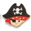 foremka do ciasteczek pirat jednooki i szabla decora 2 szt