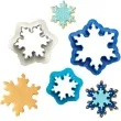 foremka do ciasteczek platki sniegu decora 3 szt