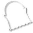 foremka halloween duszek obrys mlekolak 77x67 mm biala metaliczna