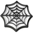 foremka halloween pajeczyna 87x87mm czarna metaliczna
