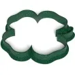 foremka koniczynka obrys mini zielony brokat 62x66 mm