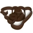 foremka poop kupa emoji usmiechnieta lux 91x86 mm brazowa