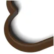 foremka poop kupa kontur 79x77 mm brazowa