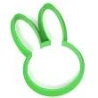 foremka wielkanoc zajac uszatek 50x80 mm zielona