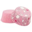 foremki na muffinki baby shower rozowy decora 36 szt
