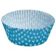 foremki na muffinki biale kropki niebieski amscan 48 szt
