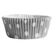 foremki na muffinki biale kropki szary demmler 60 szt