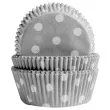foremki na muffinki biale kropki szary demmler 60 szt