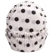 foremki na muffinki czarne kropki bialy demmler 60 szt