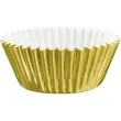 foremki na muffinki metaliczne zlote partypal 100 szt