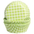 foremki na muffinki zielone w kratke demmler 60 szt