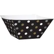 foremki na slodycze snack bowls dots black 24 szt