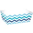 foremki na slodycze snack trays chevron blue 24 szt