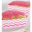 foremki na slodycze snack trays chevron pink 24 szt