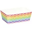 foremki na slodycze snack trays chevron rainbow 24 szt