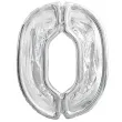 forma na balony cyfra 0 srebrny partydeco 53 dgt