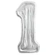 forma na balony cyfra 1 srebrny partydeco 53 dgt