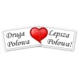fotogadzet karteczki druga polowa lepsza polowa 2 szt