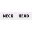 fotogadzet karteczki head neck 2 szt