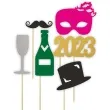 fotogadzet patyczki nowy rok 2023 mix 6 szt