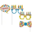 fotogadzet patyczki urodzinowe okulary z ramka ootb 4 szt