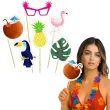 fotogadzet rekwizyty do fotobudki aloha hawajski zestaw 20 cm 6 szt