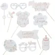 fotogadzety patyczki baby shower baby in bloom amscan 10 szt