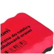 gabka magnetyczna do tablic suchoscieralnych czerwona 11 5 x 5 8 cm