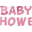 girlanda baby shower gwiazdki rozowa godan 250 cm