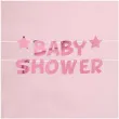 girlanda baby shower gwiazdki rozowa godan 250 cm
