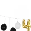 girlanda balonowa 40 urodziny zloty czarny bialy partydeco 12 szt