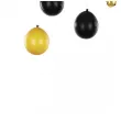 girlanda balonowa 40 urodziny zloty czarny bialy partydeco 12 szt