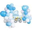 girlanda balonowa baby shower boy bialo blekitny partypal