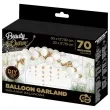 girlanda balonowa beauty and charm bialo zloty godan 70 szt