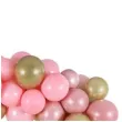 girlanda balonowa bialo rozowo zlota partydeco zestaw x60