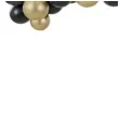 girlanda balonowa czarno zlota partydeco zestaw x60