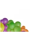girlanda balonowa fluorescencyjna mix gemar 65 szt