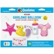 girlanda balonowa foliowa baby shower dziewczynka mix qualatex 208 cm