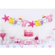 girlanda balonowa foliowa baby shower dziewczynka mix qualatex 208 cm