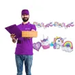 girlanda balonowa jednorozce i tecze partypal 206 cm
